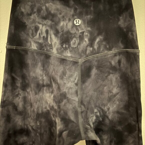 Lululemon Align Pant 25” Diamond Dye Grey Graphite Grey Size 4 - Picture 8 of 8